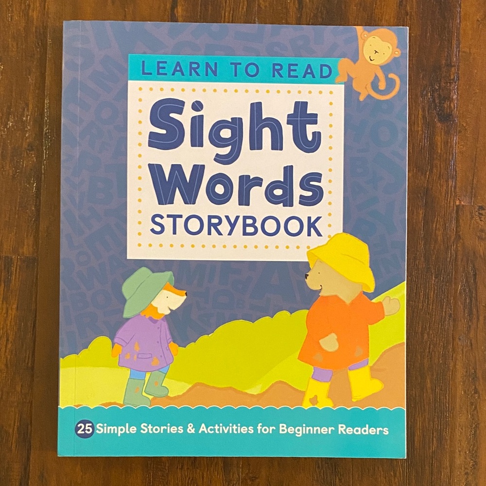 NWT Learn to Read Sight Words Storybook: Activity Workbook for Beginner Reader
